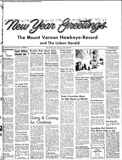Mount Vernon Hawkeye Record