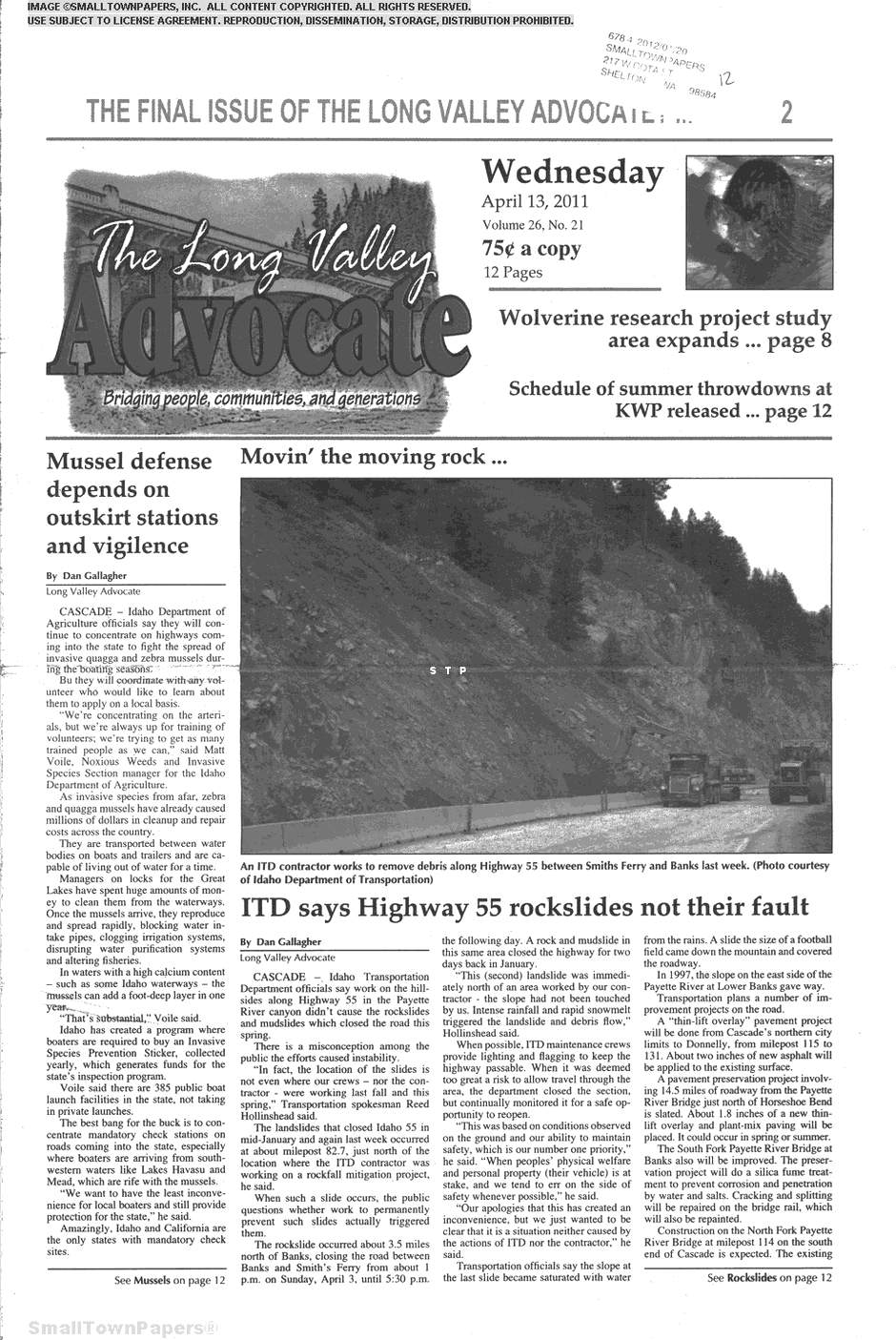Long Valley Advocate